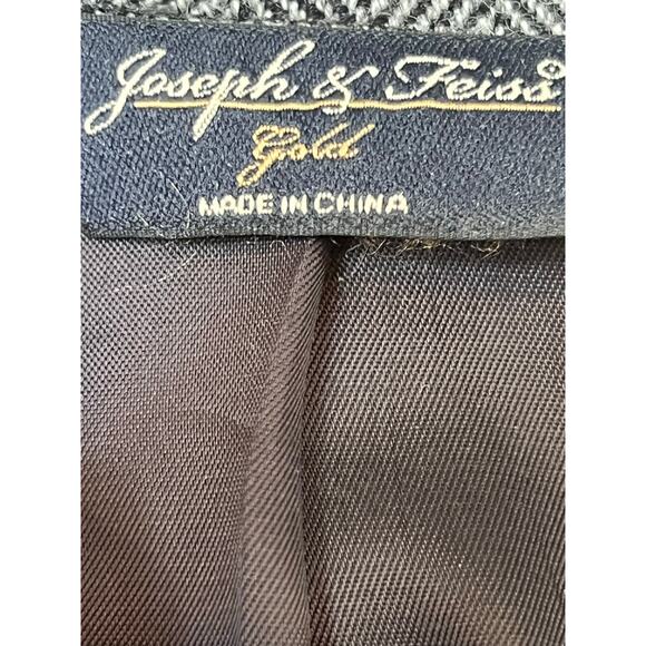 Yves Saint Laurent Men's Size 50L Blue/Tan 100% Wool 2 Button Tweed Blazer - Picture 3 of 11